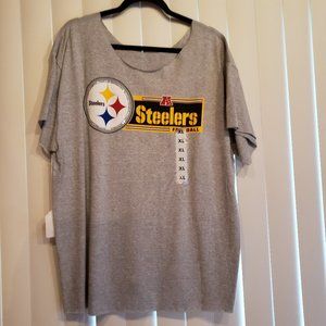 Pittsburg Steelers Tee shirt with crystals applied